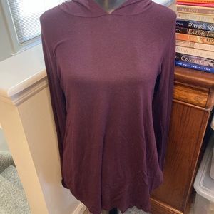 AERIE hooded long sleeve comfortable top